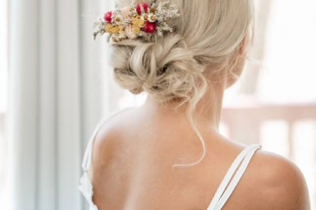 Romantic updo