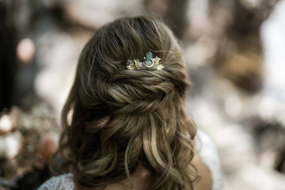 Boho Bridal hair