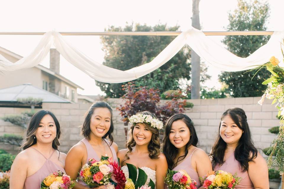 Stacy & Bridal Party