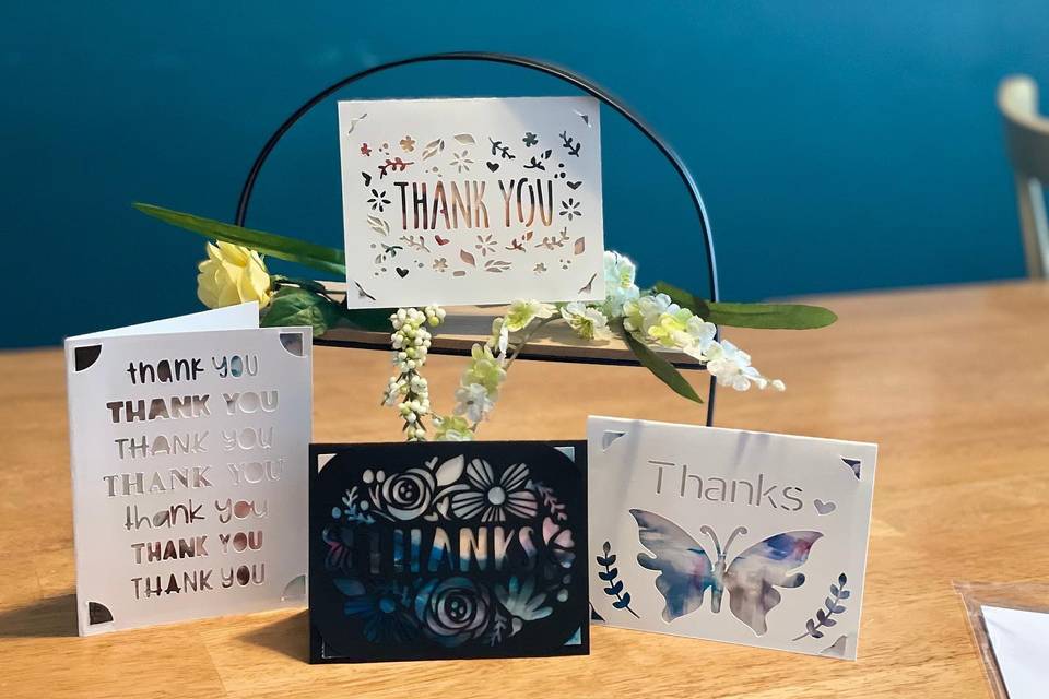 Thank-you cards