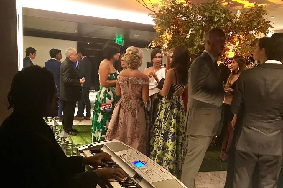 Pianist at reception