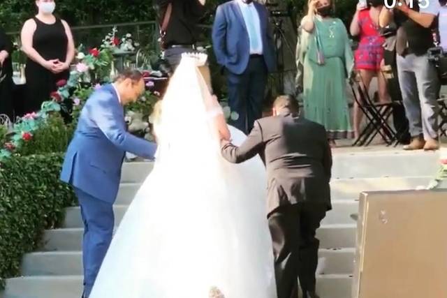 Down the aisle