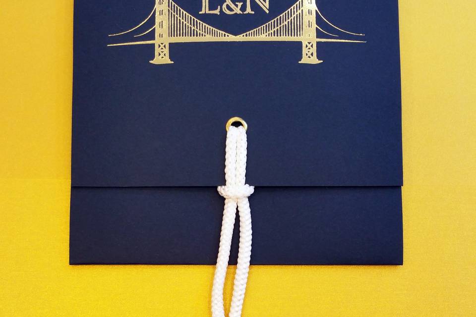 Golden Gate Bridge Invitation