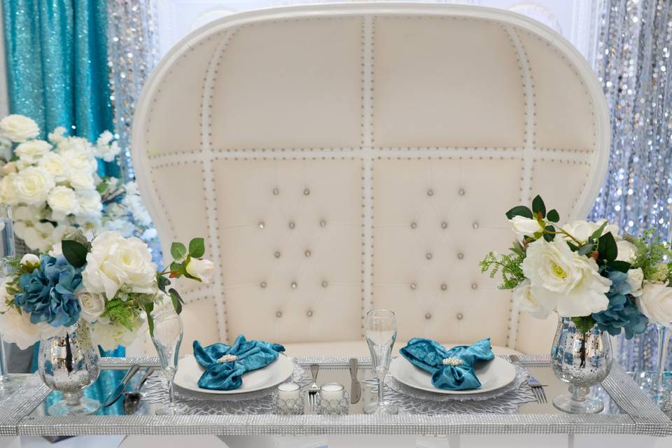 Teal wedding