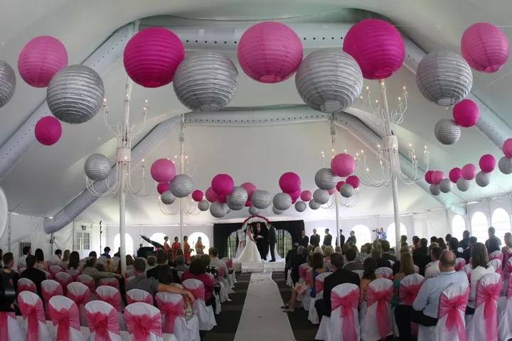 Tented ceremony