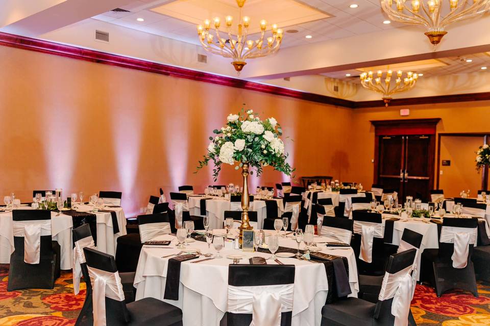 Reception in the ballroom