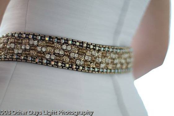 Detail from back of dress