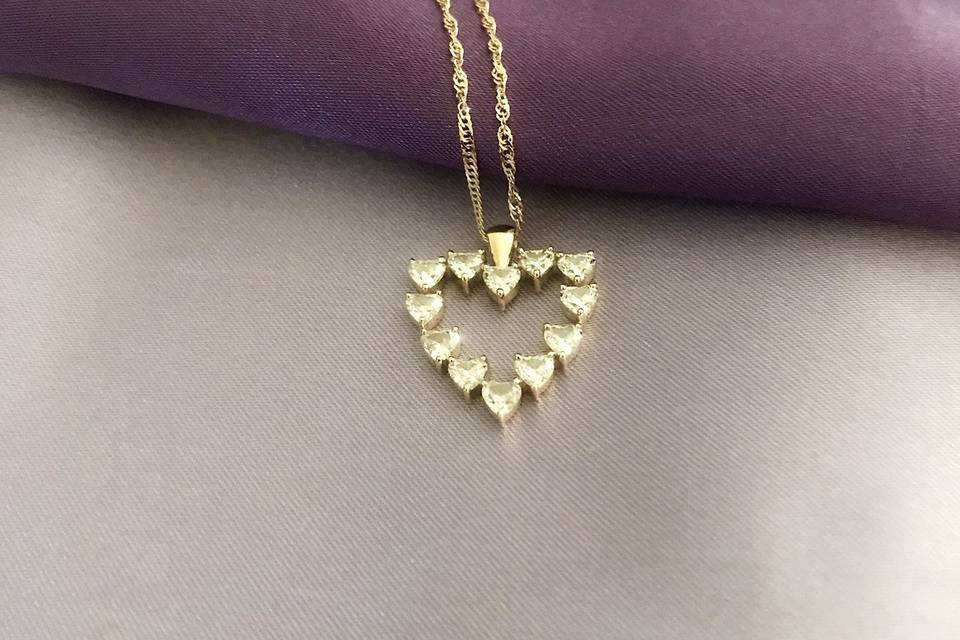 Heart of Hearts Pendant and chain