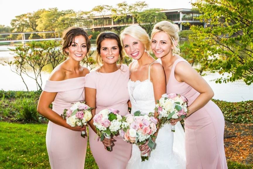 Our bridesmaids in katie may