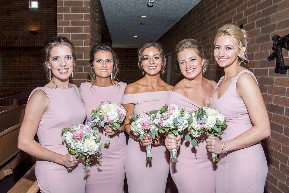 Katie may bridesmaids