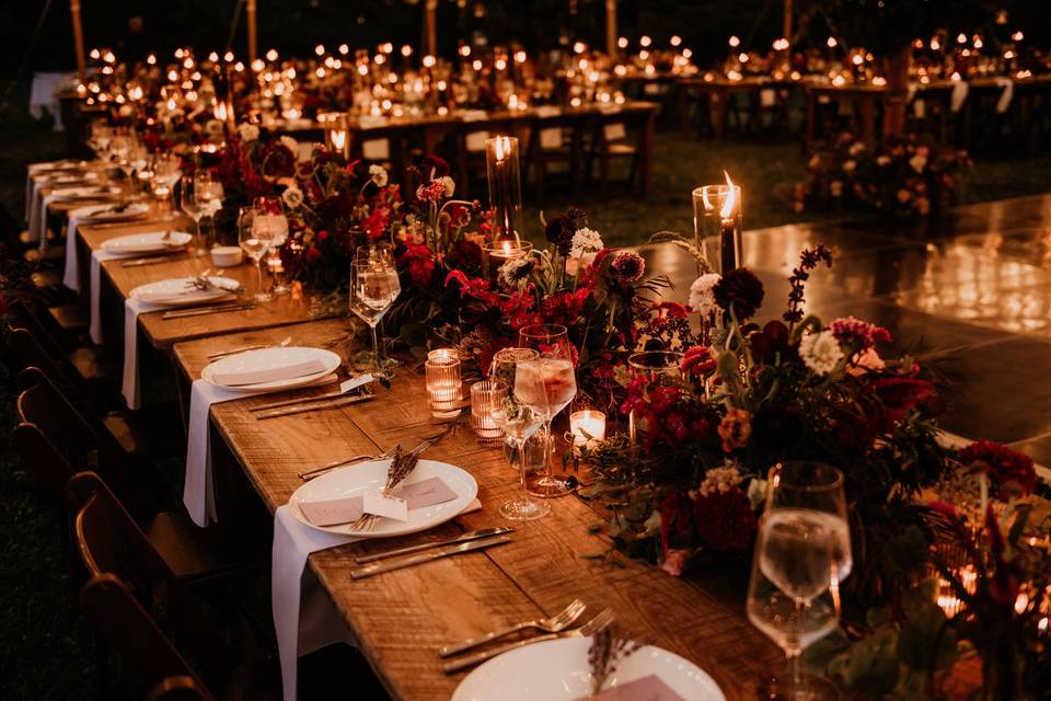 Nightime Tablescape