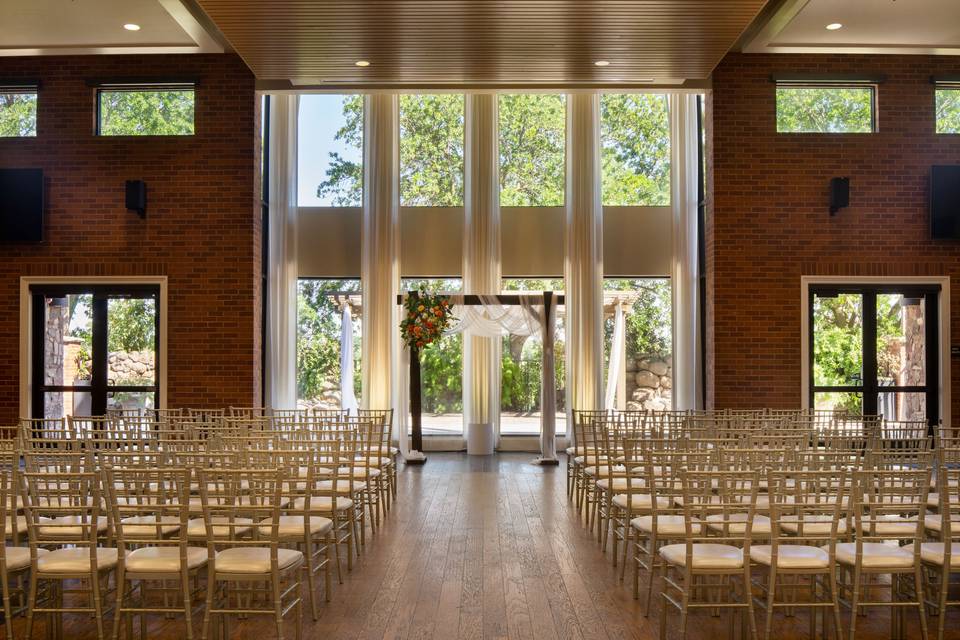 Indoor ceremony
