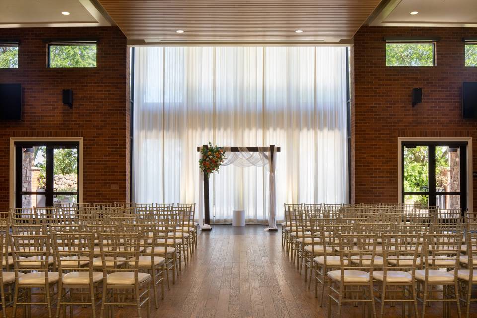 Indoor ceremony