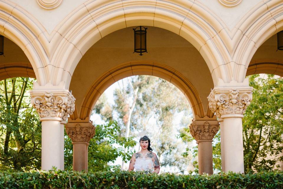 Bride's portrait