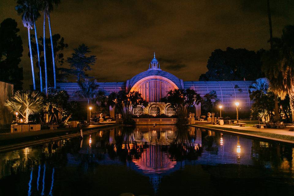 Museum at night