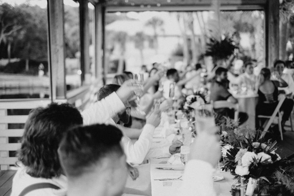 Toasting The Bride and Groom