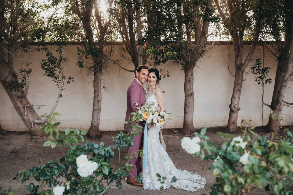 Bride and groom