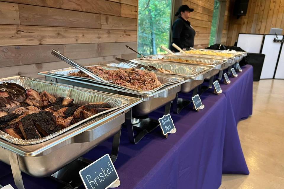 Wedding Setup Whispering Oaks