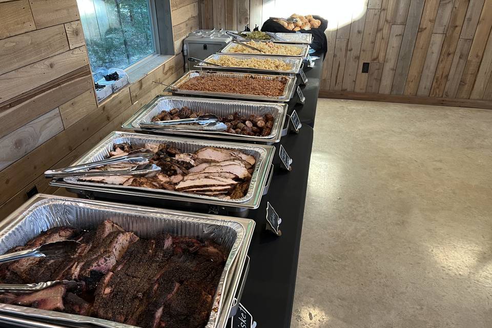 Wedding Setup Whispering Oaks