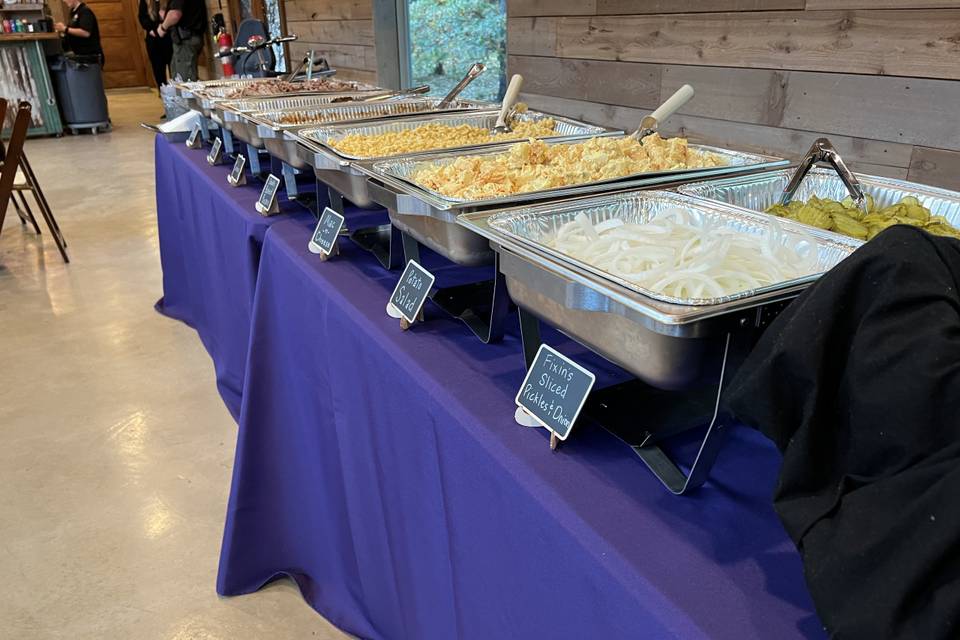 Wedding Setup Whispering Oaks