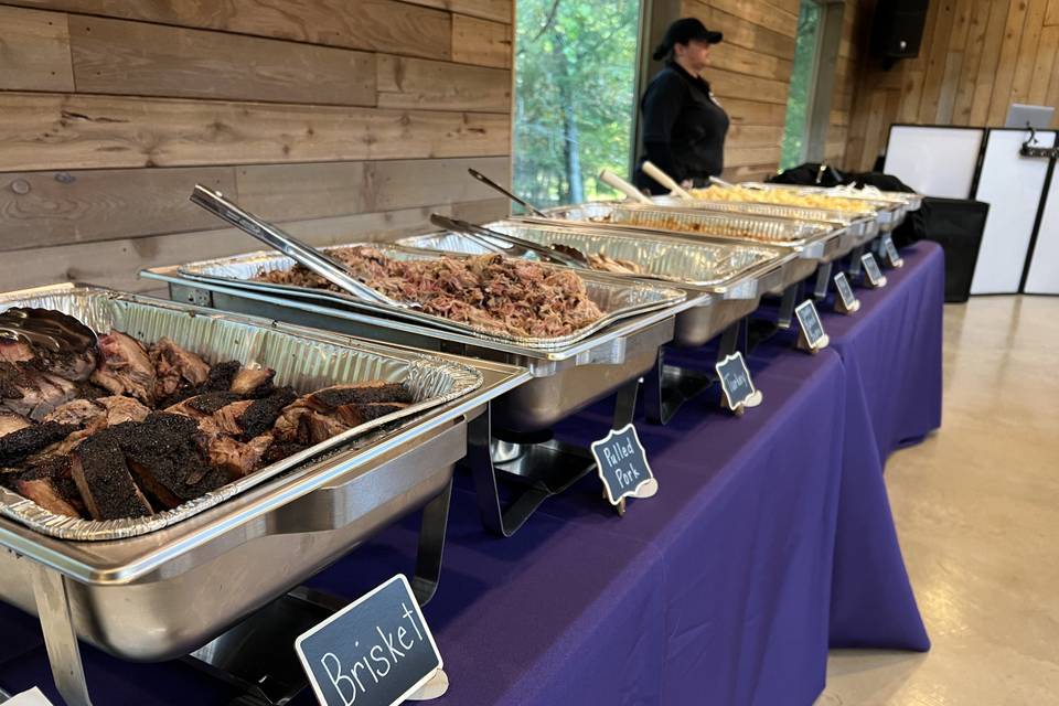 Wedding Setup Whispering Oaks