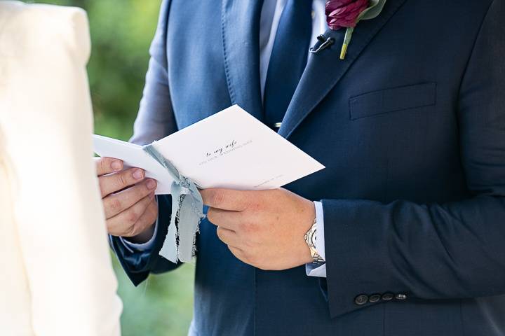 Wedding- Reading of vows