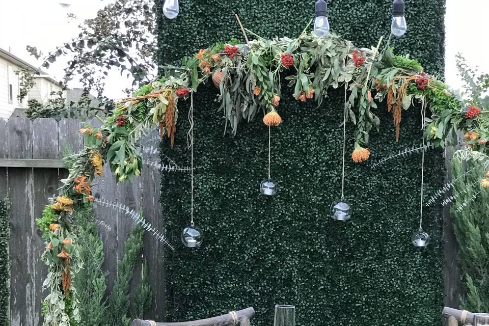 Fall wedding