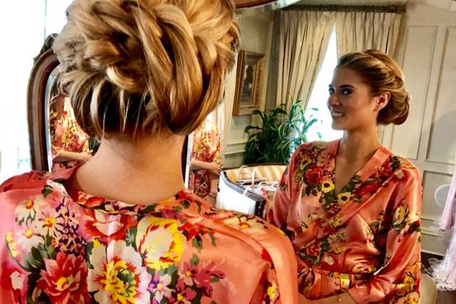 Braided updo