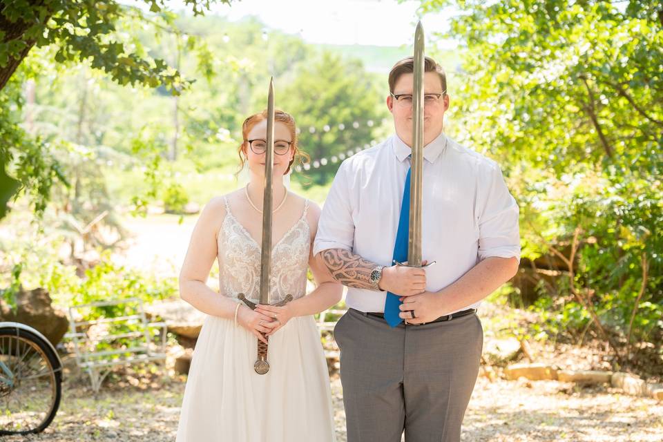 Couple with Swords