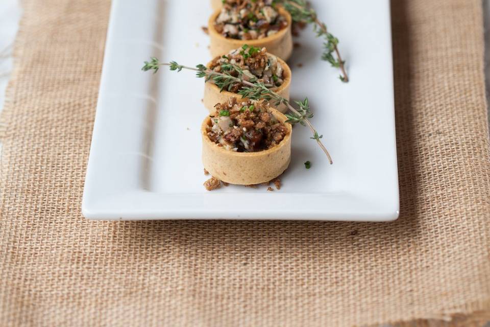 Thyme-Chicken Tartlet