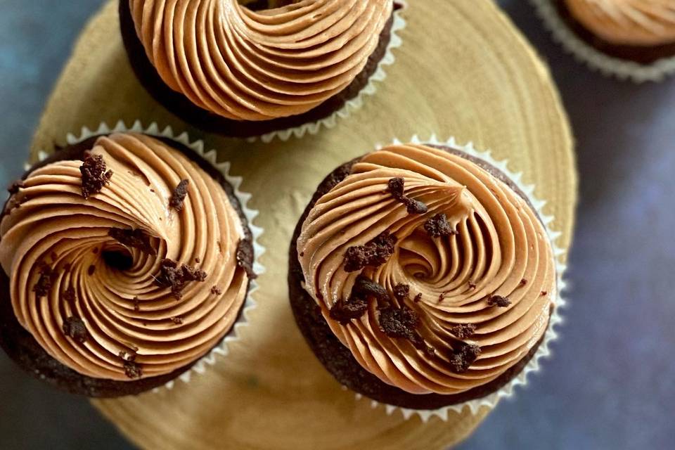 Triple Chocolate Cupcakes