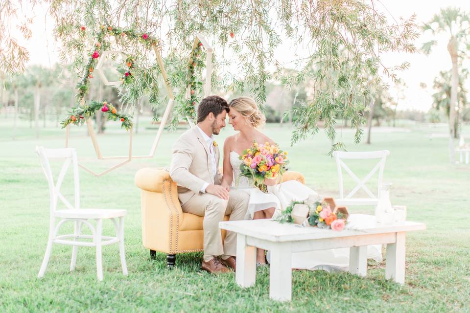 Bride and groom