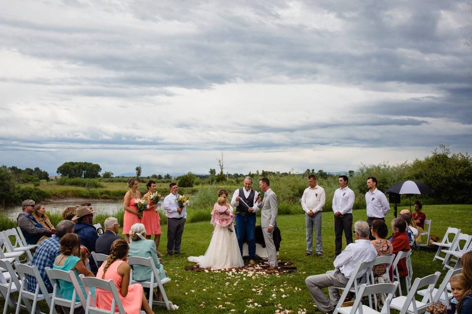 Outdoor ceremony