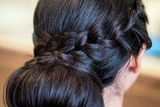 Braided updo