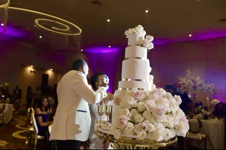 Cutting of the cake