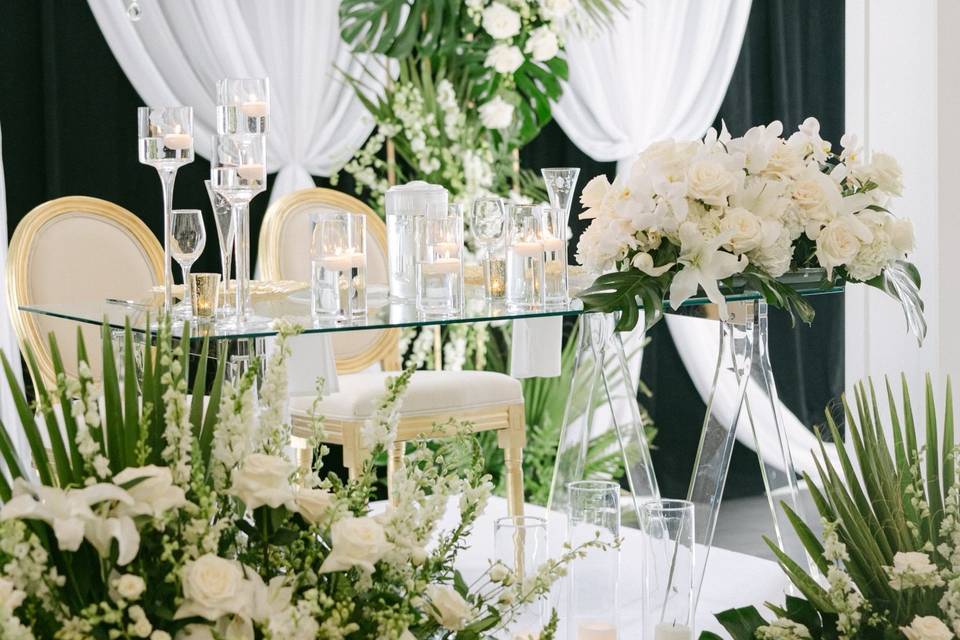 Elegant Sweetheart Table