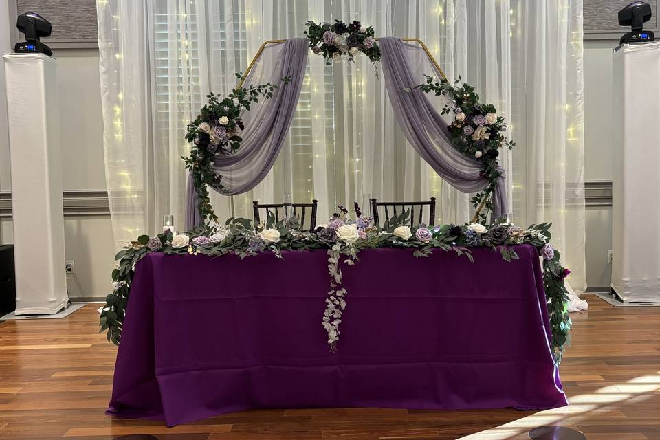 Reception Table