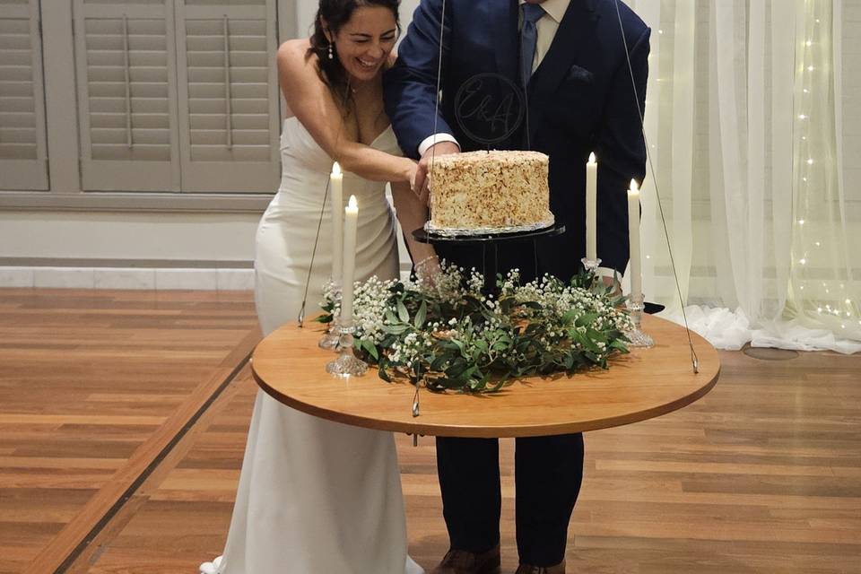 Cake Cutting in Ballroom