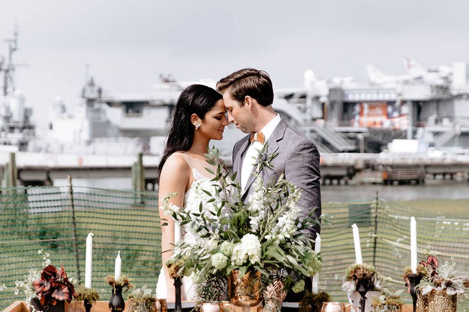 Couple kissing