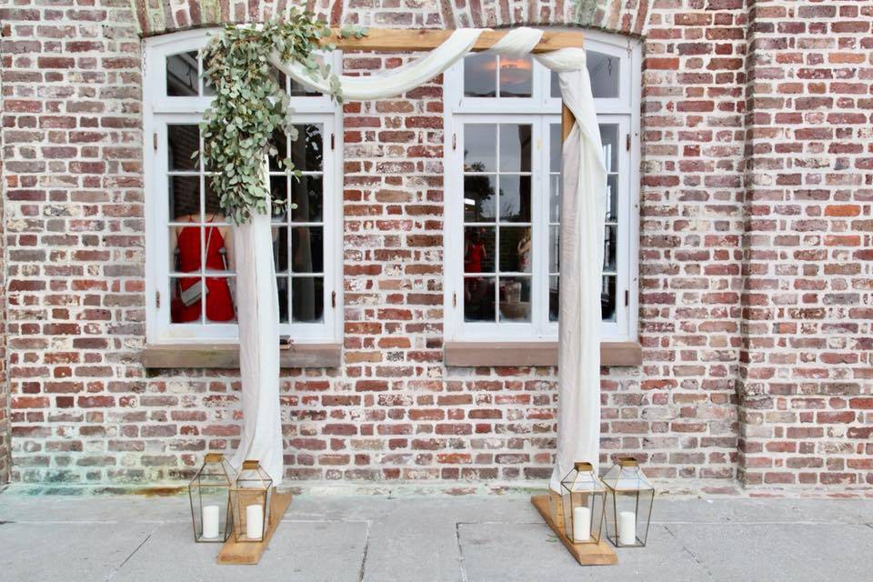 Wood Wedding Arbor