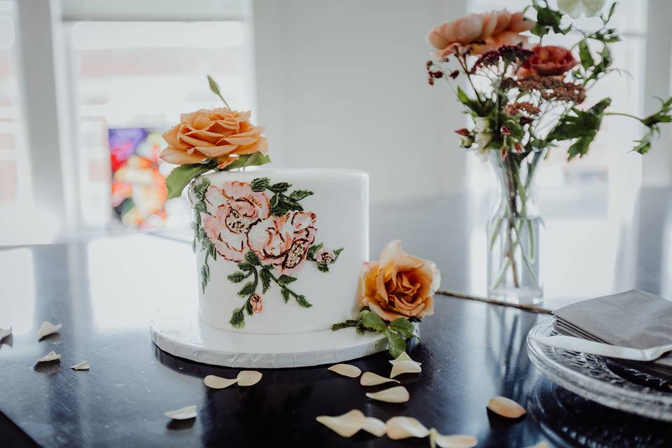 Micro Wedding Cake
