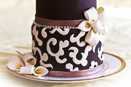 Mini Black  3 Tier Wedding