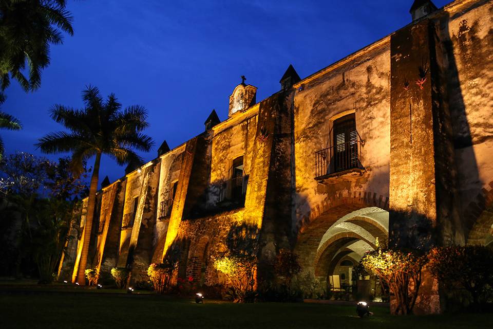 Hacienda`s back facade