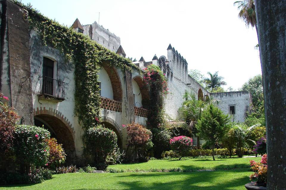 Hacienda`s back facade