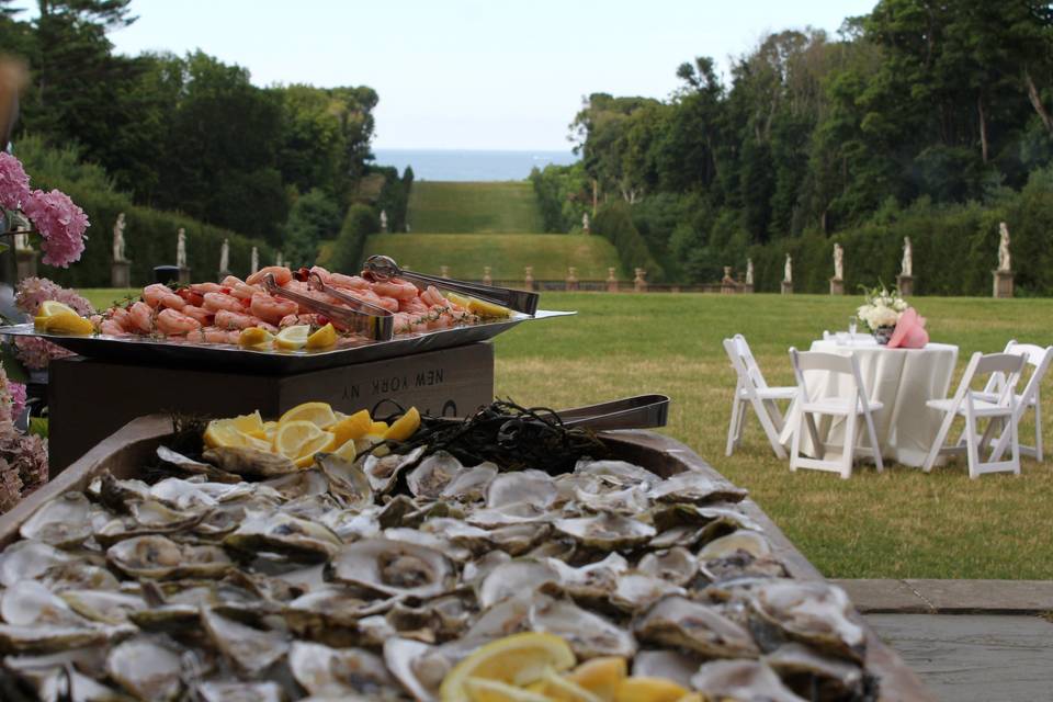 Shellfish display