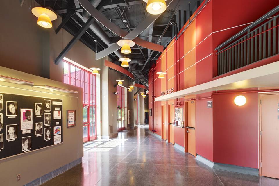 Interior view of the Hangar Theatre