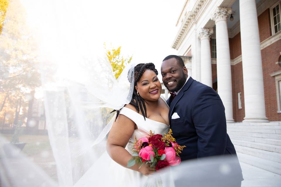 Sweeping veil photo