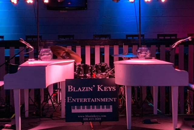 Everything ready for the band