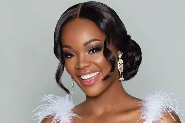 Professional wedding glam