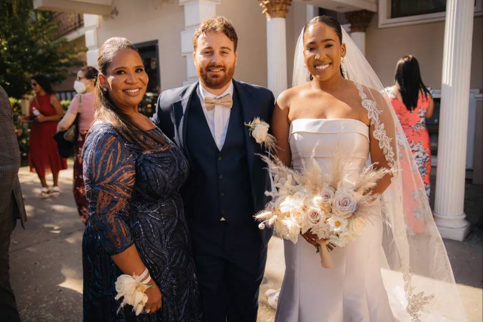The happy couple